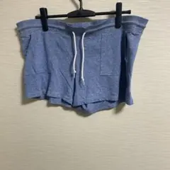 アスレチックワークス ショートパンツ 【L】グレー ウエストゴム ルームウェア