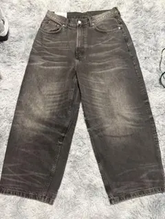 【完売品】H&M スーパーバギー デニム ブラック 34/30 円堂守着用