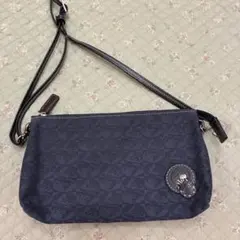 PELLE BORSA ショルダーバッグ キリン柄 ロゴ金具 ゴールドラメ - メルカリ