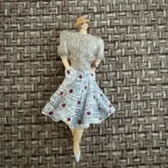 ブローチ　コサージュ　アンティーク　ヴィンテージ　80年代　未使用品