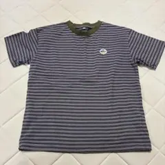 しまむら キッズ ストライプ 半袖Tシャツ 150