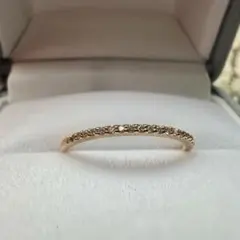 N❗ageteアガット 7号 フリル ダイヤ ハーフ エタニティ 2025年最新】agete リング ハーフエタニティの人気アイテム