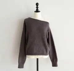 Sea Room lynn モールオフショルニット