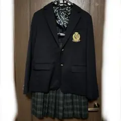 【上下セット】EASTBOY ブレザー＆チェックスカート&リボン 制服3点セット