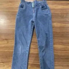 ジーンズ風ゴムウエストパンツ