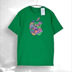 【非売品/レア】Apple サマーキャンプ Tシャツ キッズL 緑 アップルロゴのサムネイル