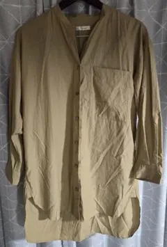 7id concept. ベージュ 長袖シャツ