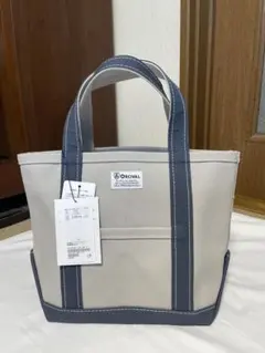 ORCIVAL オーシバル キャンバス トートバッグ エクリュ ピンク グレー 
