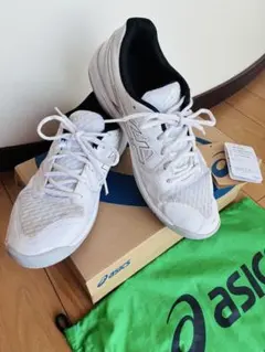 아식스 젤 코트 헌터3 화이트/블랙 27cm