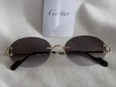 Cartier カルティエ リムレスサングラス 現行 デコールC オーバル眼鏡のサムネイル