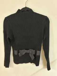 未使用品！エムズグレイシー　ハイネックリボンニット　サイズ40 黒色 2026年最新】M'S GRACY レディース ニット・セーターの人気アイテム