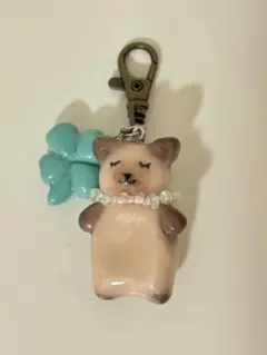 ウォーリーストーン シャム猫と四つ葉のクローバー