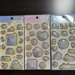 【正規品】キラッとぷくぷくエアーシール　すみっコぐらし３点セット