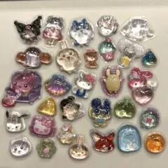 242 ボンボンドロップシール　立体シール　フレークシール　キャラクター