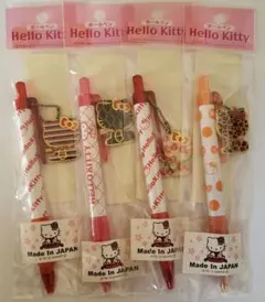 Hello Kitty ボールペン 4本セット サンリオ　ご当地キティ
