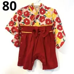 ベビー着物ロンパース　女の子　サイズ80 初節句　ひな祭り　セレモニー　お宮参り