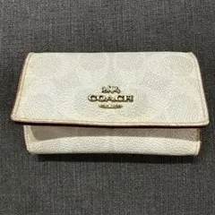 COACH 5リング キー ケース シグネチャー キャンバス