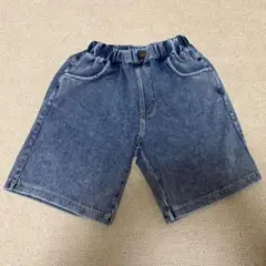【Si.Shu.Non】デニムブルー ハーフパンツ 110cm