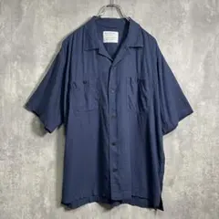 ◆【美品】BAYFLOW｜ベイフロー，開襟，麻 リネン，レーヨン，半袖シャツのサムネイル