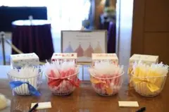 ウェルカムスペース　ドレス色当てクイズ　ペンライト付き　結婚式　ウェディング