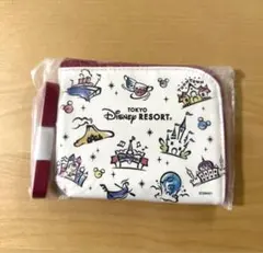 東京ディズニーリゾート40周年記念 ジャルパック コインケース付きパスケース新品