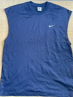 NIKE ナイキ ゲームシャツ 銀タグ 90s メッシュ ネイビー