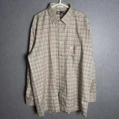 DAKS マルチカラー チェック柄 長袖シャツ クラシックデザイン XLサイズのサムネイル