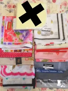 ミ*ん様 未使用ブランドハンカチまとめ売り 11枚