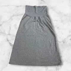 マタニティ用　裏起毛ロングスカート　Lサイズ