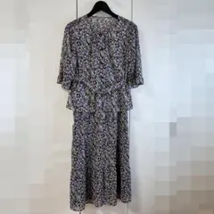 25SS極美品✨レリアン オリエンタル プリントワンピース 9 ロング丈