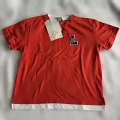 新品　ロゴスデイズ　LOGOS DAYS キッズ Tシャツ レッド 120cmのサムネイル