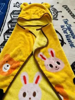 ミキハウス  ベビーポンチョ　おくるみ