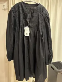 URBAN RESEARCH ブラック シャツワンピース