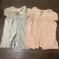 futafuta ロンパース 2枚セット 60-70のサムネイル