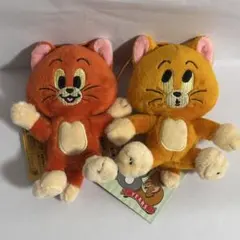 【新品/タグ付き】トムとジェリー 3匹の子猫 ぬいぐるみ マスコット 2個セット
