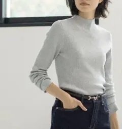 ハイネックリブニット【洗濯機OK】OPAQUE.CLIP