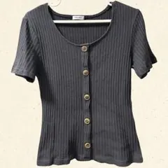 INGNI イング 半袖 リブTシャツ Mサイズ 黒