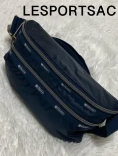 最終価格☆美品LESPORTSACレスポートサックエッセンシャルBELTネイビー