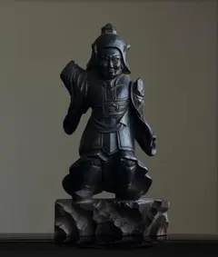 【相門るる 古式天神像 木彫 約14㎝ 江戸後期頃】仏像民間信仰郷土玩具菅原道真 相門るる 古式天神像 木彫 約10㎝ 江戸後期頃】仏像民間信仰郷土玩具