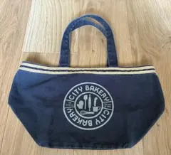 シティベーカリー トートバック　紺色ネイビー