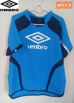 アンブロ サッカーピステ 半袖 サックス Mサイズ