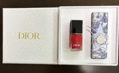 【新品未使用】Dior ノベルティ　口紅 マニュキュアケース付き
