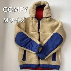 【美品】COMFY　フリースジャケット　ラビットフーディー　パタゴニア　メンズ