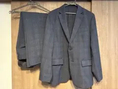 GU ウォッシャブルテーラードジャケット　テーパードトラウザー（柄）セットアップ