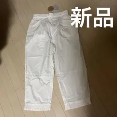 ＋forme コットン100%カジュアルパンツ ホワイトのサムネイル