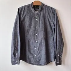 Wrangler nano universe シャンブレーシャツ バントカラー