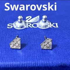 スワロフスキー　ピアス　ダイヤモンド型　パヴェ　スタッド　正規品　極美品