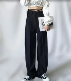 me+em select　黒スエット　L