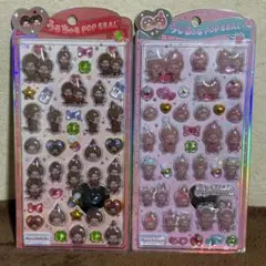 【うるちゅるポップシール】モンチッチ2種セット