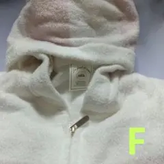 ジェラートピケ　ルームウェア　F ピンクボーダー　背面　ロゴ入り